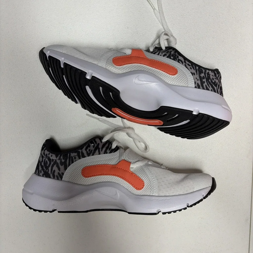 Nike In-Season TR‎ 13 PRM Womens 7.5 White Leopard Training Shoes FQ7205-100 NEW
